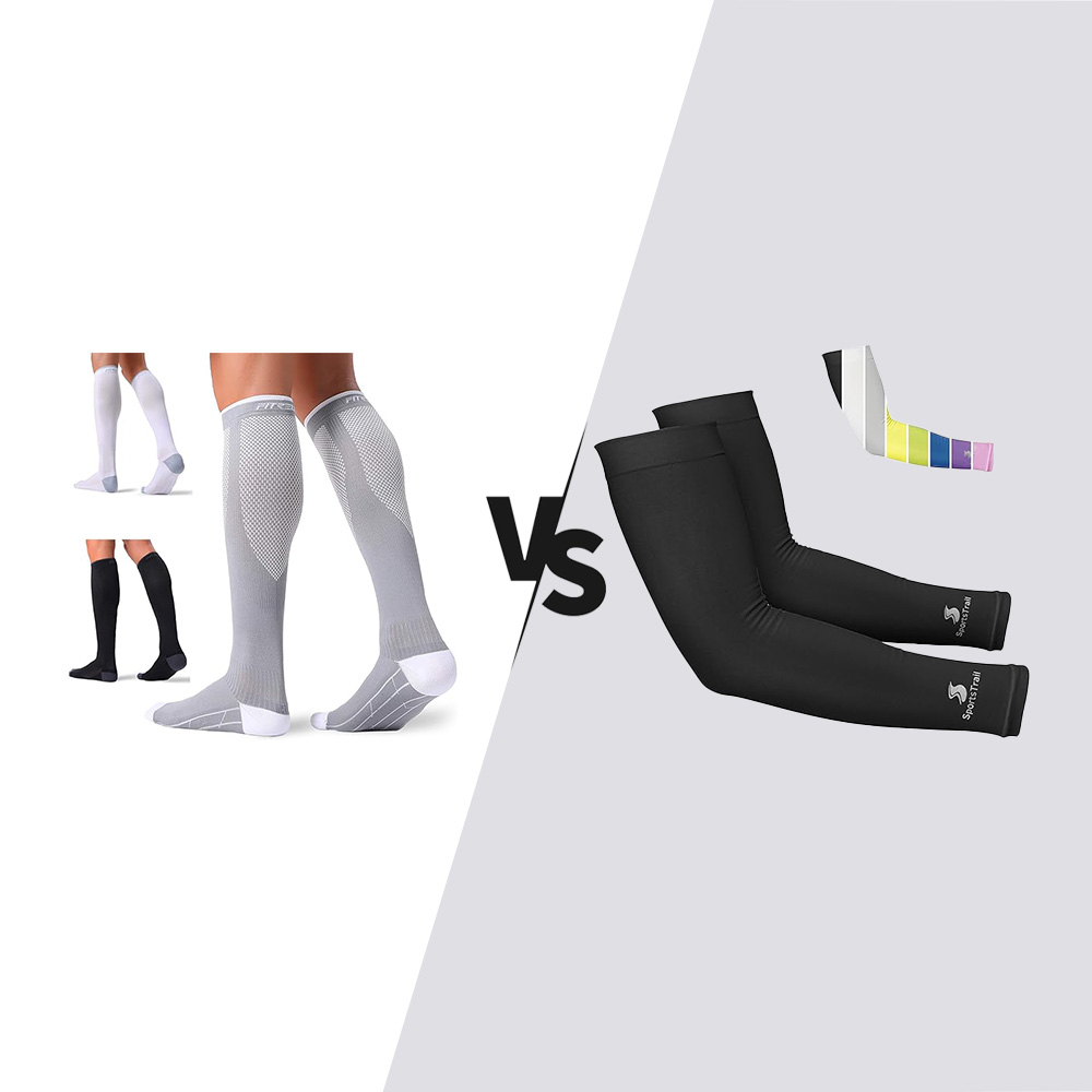 FITRELL Compression Socks vs. SportsTrail Cooling Sleeves