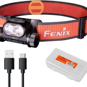 fenix hm65r t v20 running headlamp 1600 lumen white light and warm white