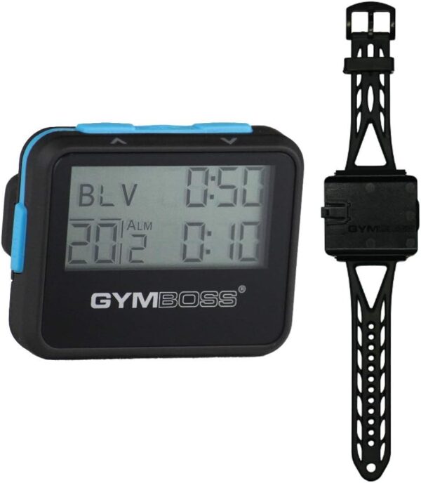 gymboss interval timer and stopwatch and watchstrap bundle