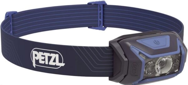 petzl actik headlamp powerful 450 lumen light with red lighting for