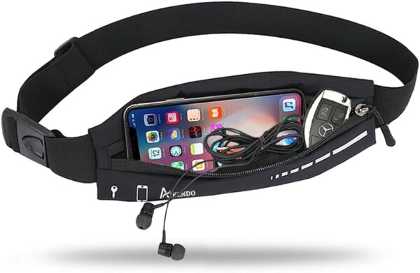 slim running belt for women men runners fanny pack phone holder run pouch