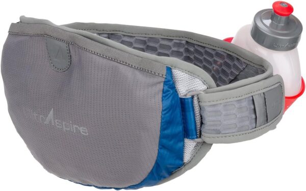 ultraspire zeta hydration running mbs waist belt pack 8 oz bottle blue