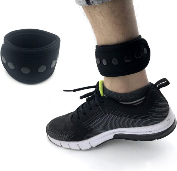 widen arm ankle running band wristband band with buckle and mesh pouch for