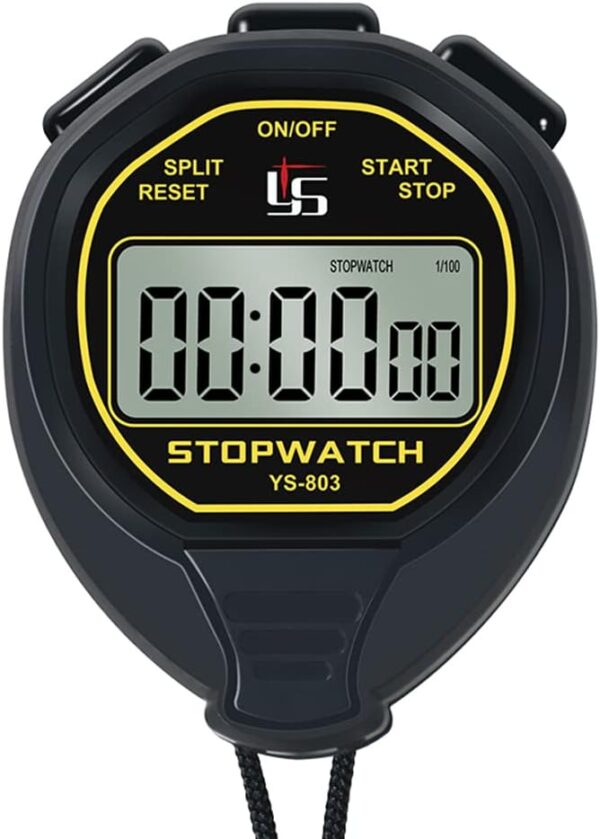 waterproof silent stopwatch timer with on off basic operation stopwatch